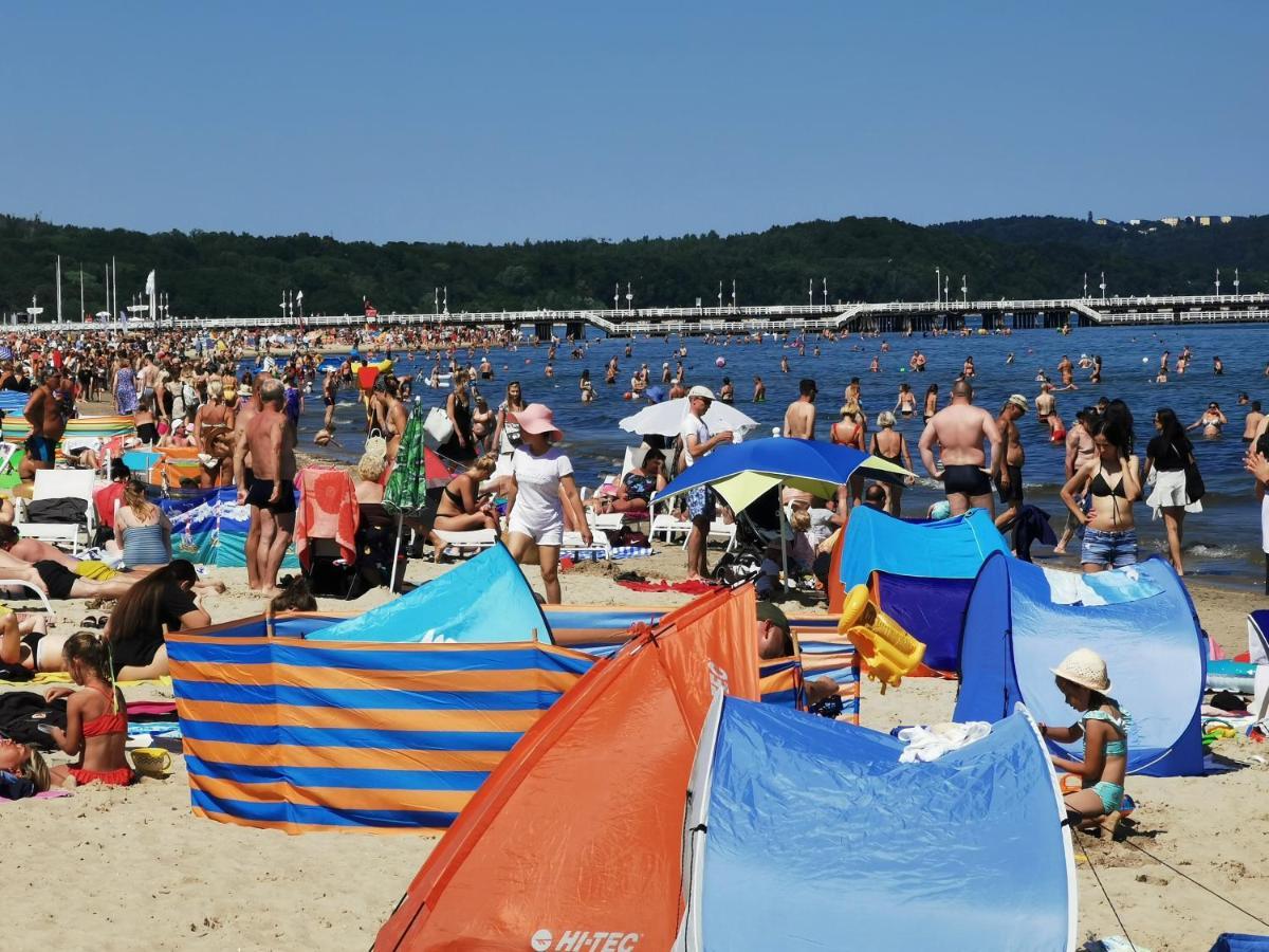 H2O Apartament Z Balkonem I Garazem, 300M Plaza Sopot Buitenkant foto